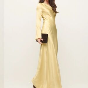 Reformation Ciana Satin Dress. NWT